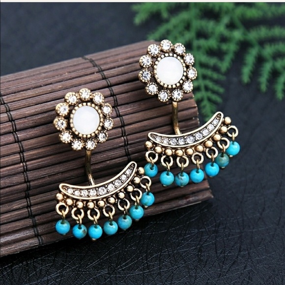 LAST 1!⭐️4pair-in-1 Multifunction Crystal Earrings - Picture 6 of 8